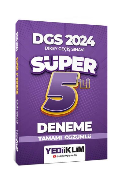 2024 DGS Tamamı Çözümlü Süper 5'li Deneme