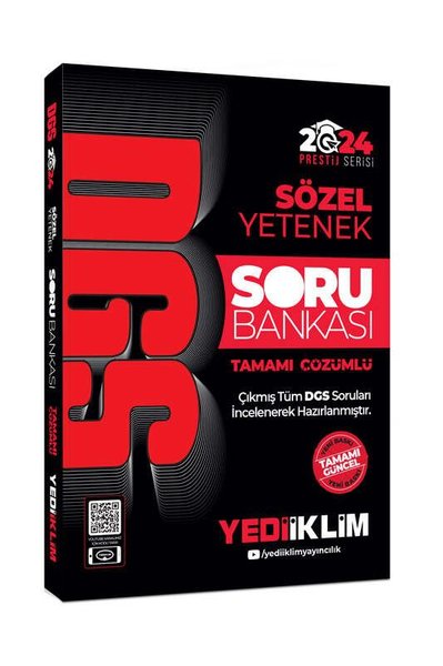 2024 DGS Sözel Yetenek Tamamı Çözümlü Soru Bankası