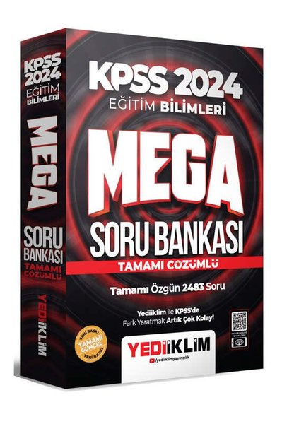 2024 KPSS Eğitim Bilimleri Mega Tamamı Çözümlü Soru Bankası