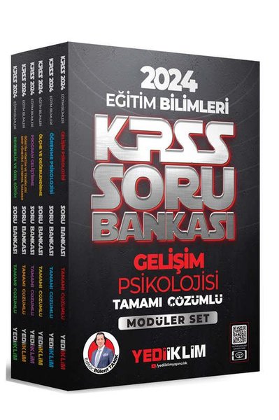 2024 KPSS Eğitim Bilimleri Tamamı Çözümlü Soru Bankası Modüler Set