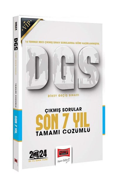 2024 DGS Çıkmış Sorular Tamamı Çözümlü Son 7 Yıl (16 Temmuz 2023 Sınavı Dahil)