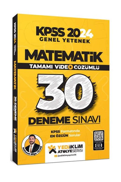 2024 KPSS Matematik Tamamı Video Çözümlü 30 Deneme