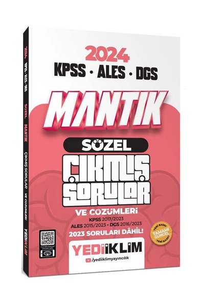 2024 KPSS ALES DGS Sözel Mantık Tamamı Çözümlü Çıkmış Sorular