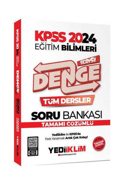 2024 KPSS Eğitim Bilimleri Denge Serisi Tamamı Çözümlü Tüm Dersler Soru Bankası