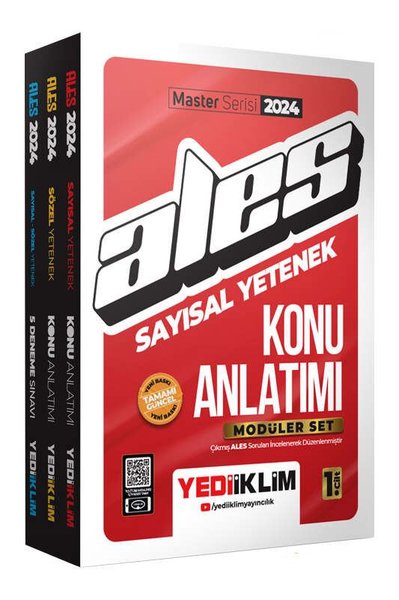 2024 ALES Sayısal - Sözel Yetenek Konu Anlatımlı Modüler Set