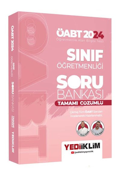 2024 ÖABT Sınıf Öğretmenliği Tamamı Çözümlü Soru Bankası