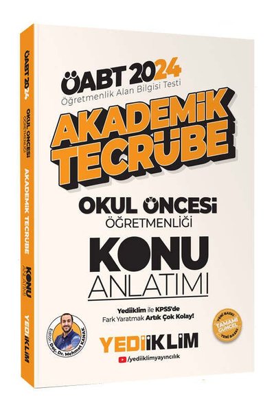 2024 ÖABT Akademik Tecrübe Okul Öncesi Öğretmenliği Konu Anlatımı