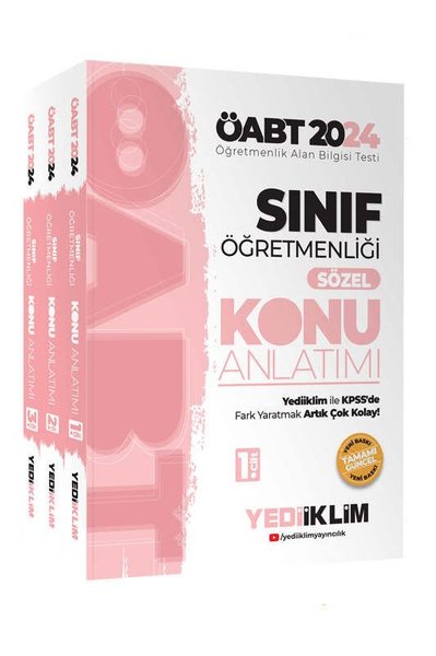 2024 ÖABT Sınıf Öğretmenliği Alan Konu Anlatımı (3 Cilt)