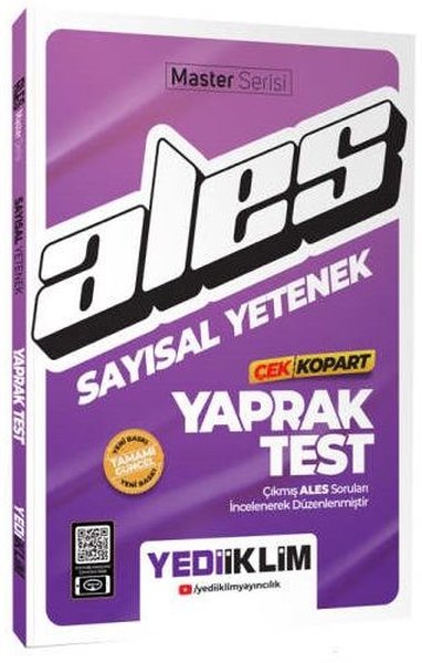 2024 ALES Sayısal Yetenek Çek Kopart Yaprak Test