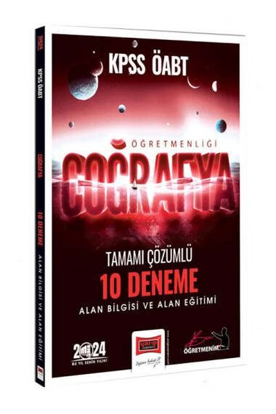 2024 ÖABT Coğrafya Öğretmenliği Tamamı Çözümlü 10 Deneme