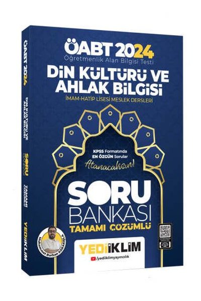 2024 ÖABT Din Kültürü ve Ahlak Bİlgisi Öğretmenliği Tamamı Çözümlü Soru Bankası