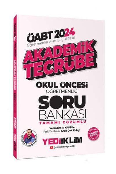 2024 ÖABT Akademik Tecrübe Okul Öncesi Tamamı Çözümlü Soru Bankası