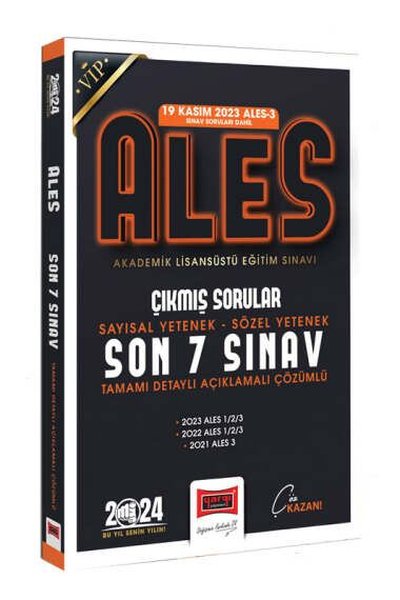 2024 ALES Son 7 Sınav Çıkmış Sorular ( 19 Kasım 2023 Sınavı Dahil )