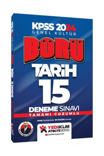 2024 KPSS Genel Kültür Börü Tarih Tamamı Çözümlü 15 Deneme