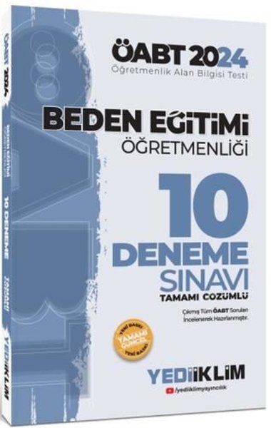 2024 ÖABT Beden Eğitimi Öğretmenliği Tamamı Çözümlü 10 Deneme Sınavı