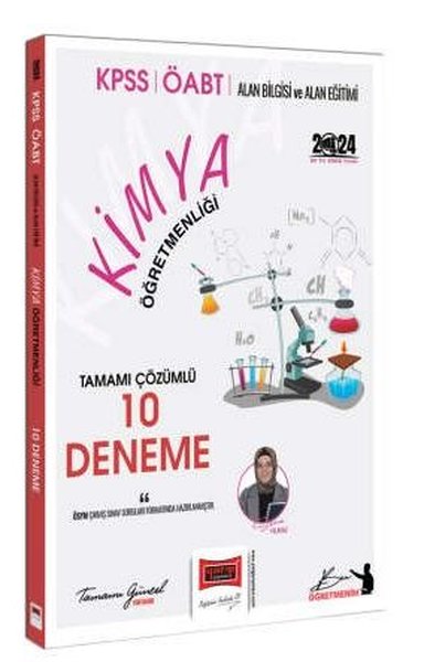 2024 ÖABT Kimya Tamamı Çözümlü 10 Deneme Sınavı