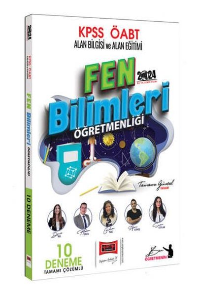 2024 ÖABT Fen Bilimleri Tamamı Çözümlü 10 Deneme Sınavı