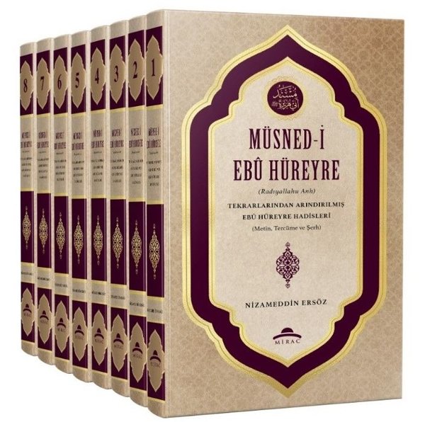 Müsned-i Ebu Hüreyre Seti - 8 Kitap Takım