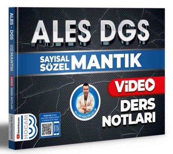 2024 ALES DGS Sayısal Sözel Mantık Video Ders Notları