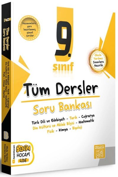 2024 9. Sınıf Tüm Dersler Soru Bankası