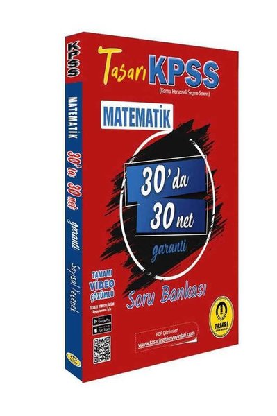 KPSS Matematik 30 da 30 Net Garanti Soru Bankası Video Çözümlü