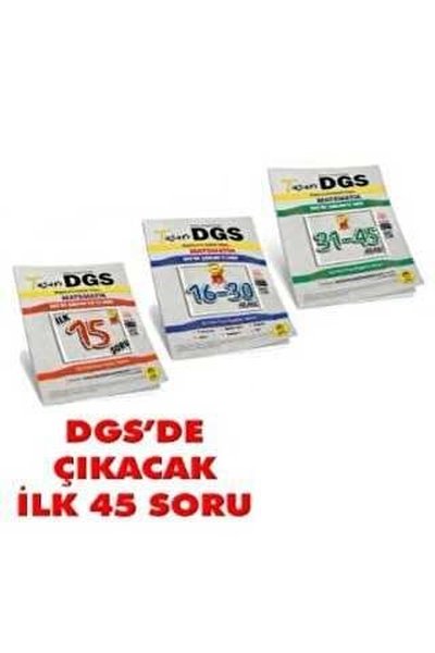 DGS Matematik İlk 45 Soru Garanti Seti