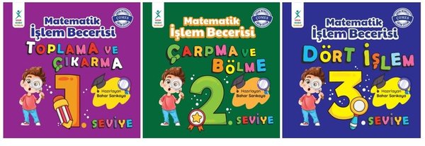 Matematik İşlem Becerisi Seti - 3 Kitap Takım