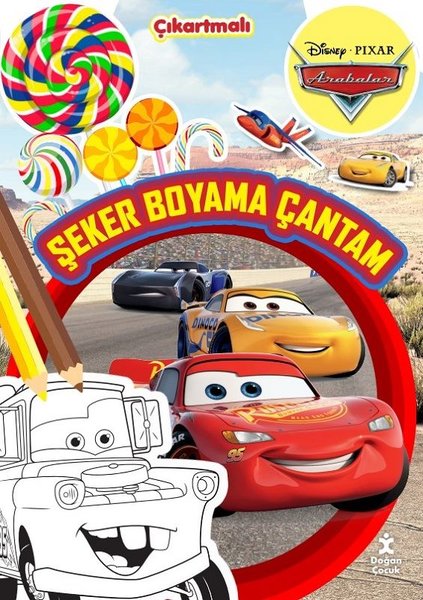 Disney Pixar Arabalar - Şeker Boyama Çantam - Ç...