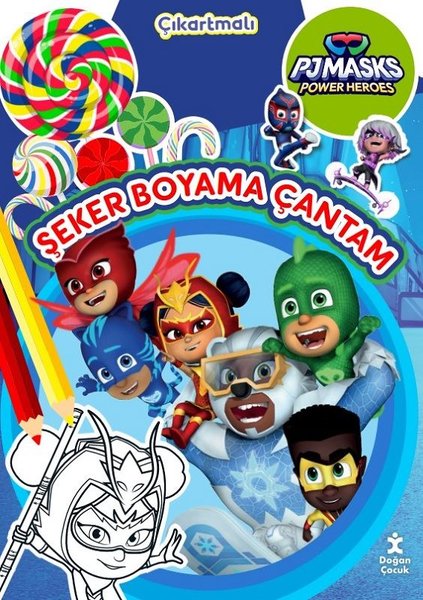 Pjmasks Power Heroes - Şeker Boyama Çantam - Çı...