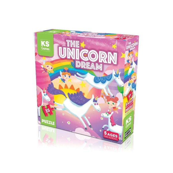 Ks Games Puzzle 35 Parça Unicorn Dream