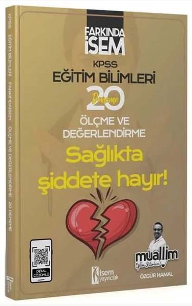 2024 KPSS Muallim Eğitim Bilimleri Ölçme ve Değerlendirme 20 Deneme