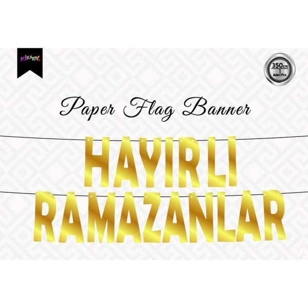 Kika Hayırlı Ramazanlar Harf Banner