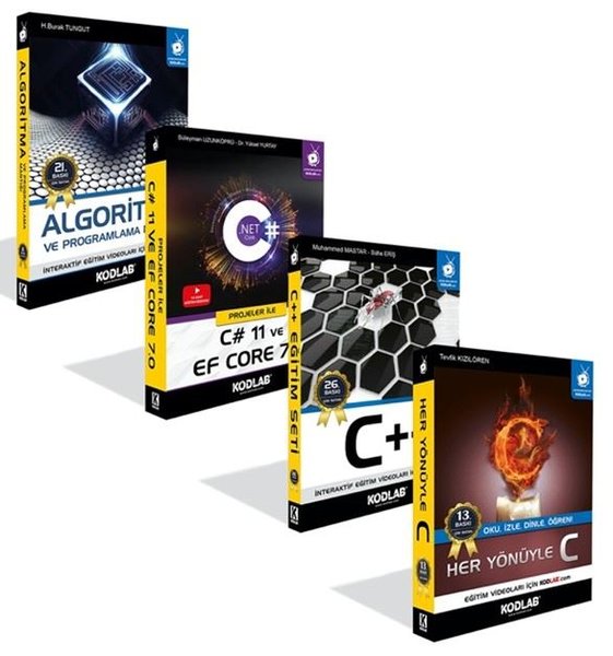 Programlama Uzmanlık Seti 4 - 4 Kitap Takım