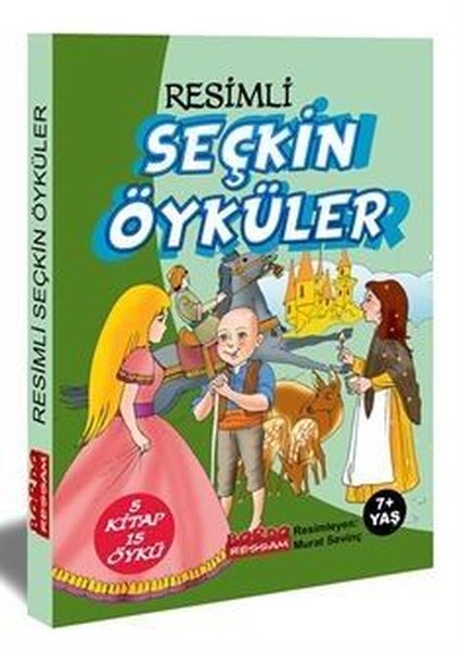 Resimli Seçkin Öyküler 5 Kitap 15 Öykü Seti - 7...