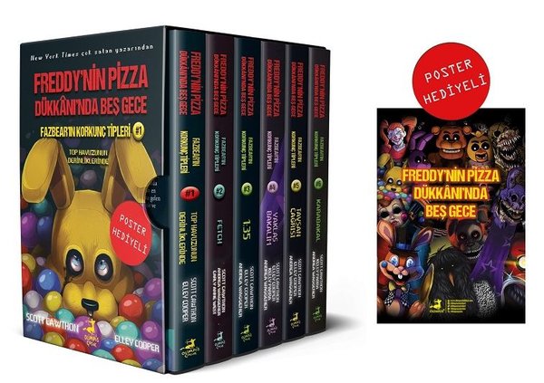 Fazbear'ın Korkunç Tipleri Seti - 6 Kitap Takım...