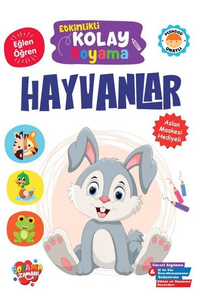 Hayvanlar - Etkinlikli Kolay Boyama