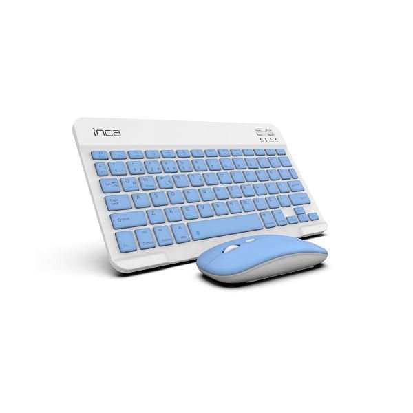 Inca IBK-562M Bluetooth Klavye & Mouse Set Mavi