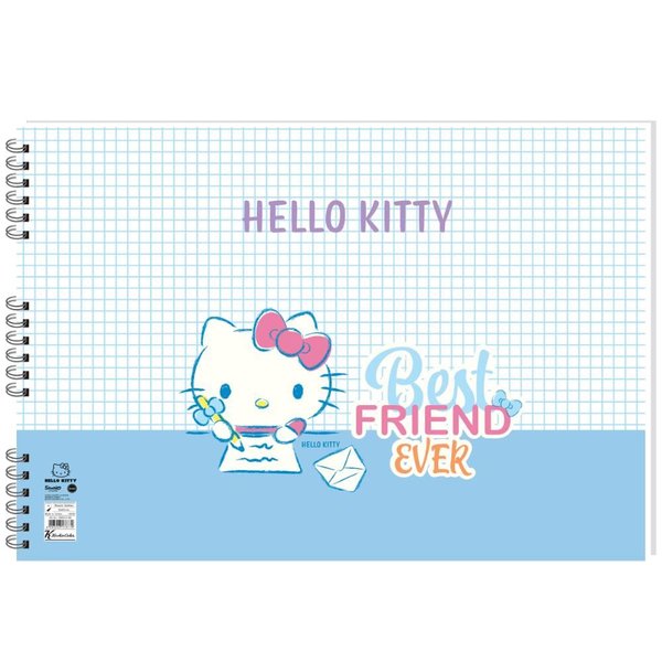 Hello Kitty 35*50 15 Yp. Spiralli Resim Defteri