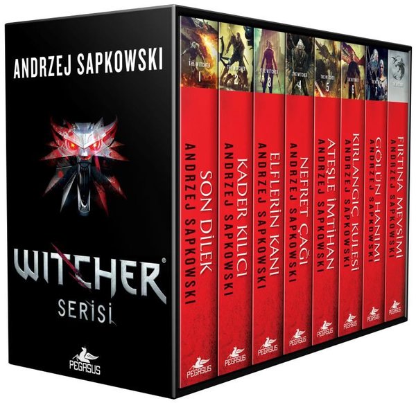 The Witcher Serisi Kutulu Özel Seti - 8 Kitap T...