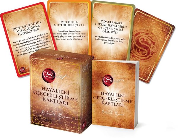 The Secret Hayalleri Gerçekleştirme Kartları - 65 Kartlık Deste ve Rehber Kitap