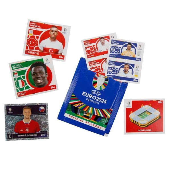 Topps-Euro 23/24 Sticker Paket