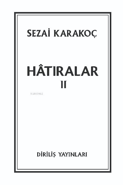 Hatıralar 2