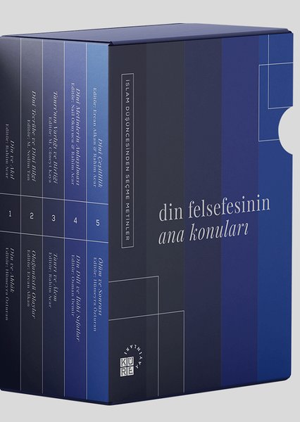 Din Felsefesinin Ana Konuları Seti - 5 Kitap Takım - Kutulu