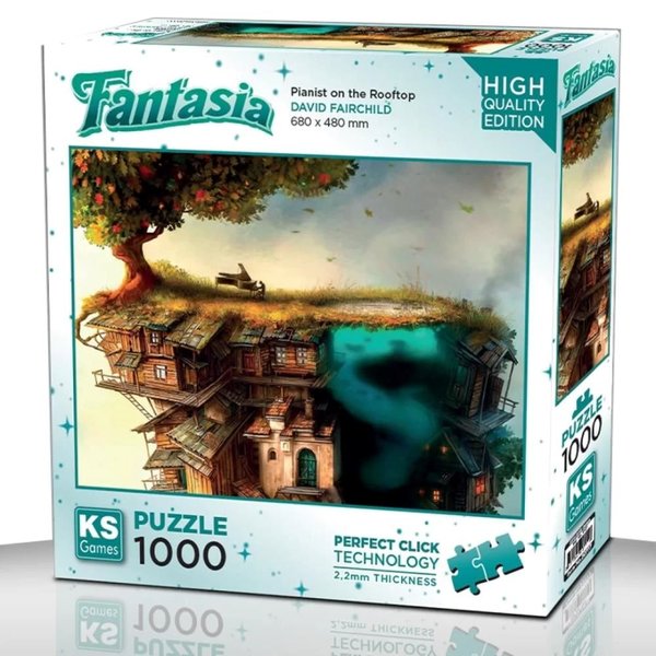 Ks Games 1000 Parça Puzzle Pianiston the Roftop | D&R