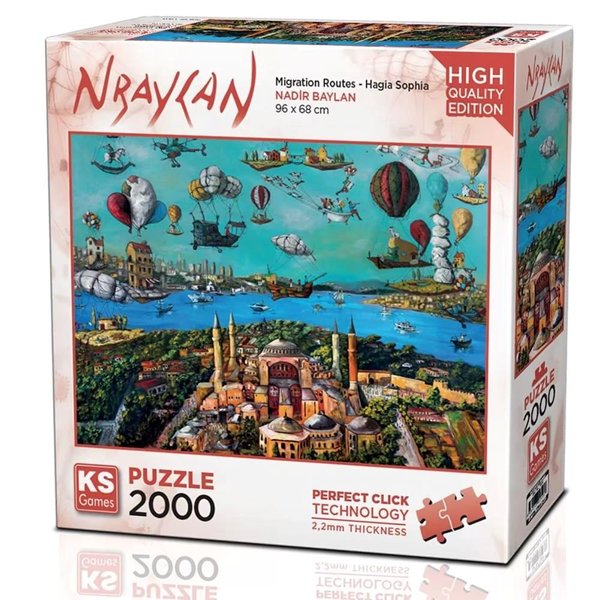 Ks Games 2000 Parça Puzzle Hagia Sophia