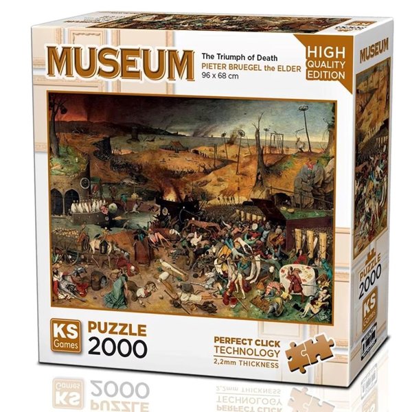 Ks Games 2000 Parça Puzzle The Triumph of Death