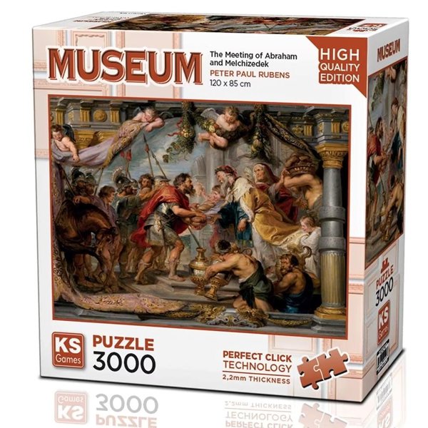 Ks Games 3000 Parça Puzzle İbrahim ve Melkisedek'in Buluşması