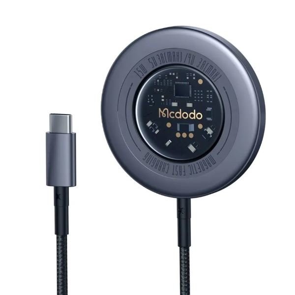 Mcdodo CH-2330 15W MagSafe Hızlı Şarj Cihazı – Koyu Gri