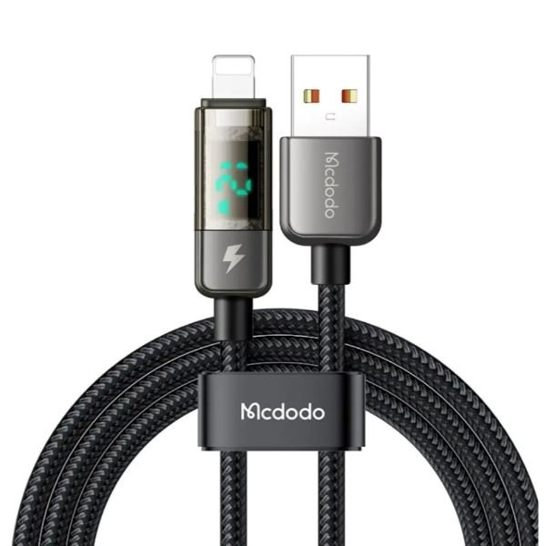 Mcdodo CA-3620 Dijital Ekranlı iPhone Şarj & Data Kablosu