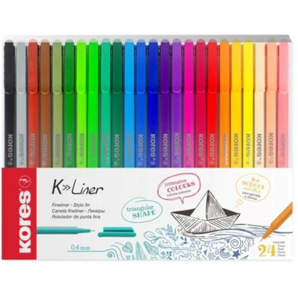 Kores Fine Liner 24'lü Blister-28124